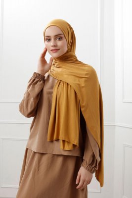 Sibel - Senf Jersey Hijab