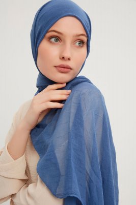 Afet - Blau Comfort Hijab
