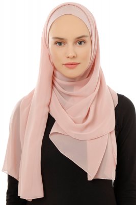 Alara Plain - Altrosa One Piece Chiffon Hijab