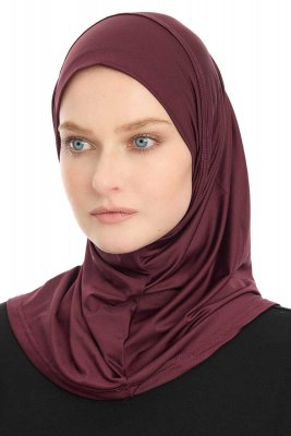 Yazmin - Pflaume Amira Hijab Kopftuch Ready To Wear