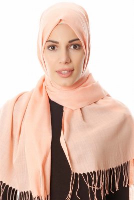 Meliha - Lachsfarbe Hijab - Özsoy