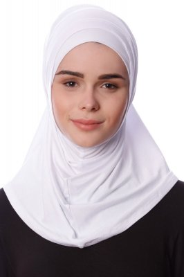 Nehir - Weiß 2-Piece Al Amira Hijab