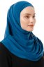 Esma - Benzinblau Amira Hijab - Firdevs