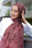 Beyza - Rosa & Blau Gemustertes Hijab - Sal Evi