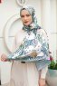 Ananas Gemusterter Twill Hijab - Sal Evi