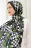Wald Gemusterter Twill Hijab - Sal Evi
