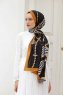 Diamond Gemusterter Twill Hijab - Sal Evi