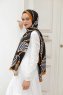 Diamond Gemusterter Twill Hijab - Sal Evi
