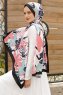 Garden Gemusterter Twill Hijab - Sal Evi