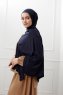 Sibel - Dunkel Navy Blau Jersey Hijab