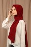 Yildiz - Bordeaux Crepe Chiffon Hijab