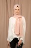 Yildiz - Lachsfarbe Crepe Chiffon Hijab