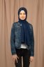 Yildiz - Navy Blau Crepe Chiffon Hijab