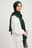 Berrak - Dunkelgrün Janjanli Hijab