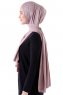 Seda - Steingrau Jersey Hijab - Ecardin