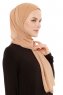Derya - Gold Praktisch Chiffon Hijab