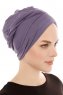 Belinay - Dunkelviolett Turban - Ecardin