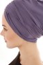 Belinay - Dunkelviolett Turban - Ecardin