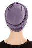 Belinay - Dunkelviolett Turban - Ecardin