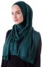 Hanfendy - Dunkelgrün Praktisch Fertig Hijab