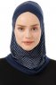 Babe Cross - Navy Blau One-Piece Al Amira Hijab