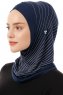Babe Cross - Navy Blau One-Piece Al Amira Hijab