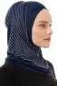 Babe Cross - Navy Blau One-Piece Al Amira Hijab