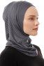 Babe Plain - Dunkelgrau One-Piece Al Amira Hijab