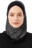Silva Cross - Schwarz & Weiß One-Piece Al Amira Hijab