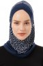 Silva Cross - Navy Blau One-Piece Al Amira Hijab