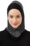 Silva Plain - Schwarz & Weiß One-Piece Al Amira Hijab