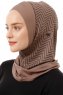 Silva Plain - Dunkeltaupe One-Piece Al Amira Hijab