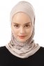 Silva Plain - Helltaupe One-Piece Al Amira Hijab