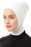 Elnara - Creme Plain Hijab Untertuch