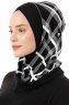 Ekose Cross - Schwarz & Weiß One-Piece Al Amira Hijab