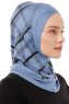 Ekose Cross - Indigo One-Piece Al Amira Hijab