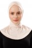 Ceren - Beige Praktisch Viscose Hijab