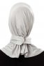Ceren - Hellgrau Praktisch Viscose Hijab