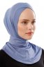 Ceren - Indigo Praktisch Viscose Hijab