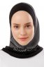 Wind Plain - Schwarz & Weiß One-Piece Al Amira Hijab
