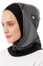 Wind Plain - Schwarz & Weiß One-Piece Al Amira Hijab