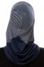 Wind Plain - Navy Blau One-Piece Al Amira Hijab