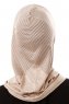 Wind Plain - Helltaupe One-Piece Al Amira Hijab