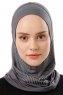 Wind Plain - Dunkelgrau One-Piece Al Amira Hijab