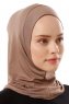 Logo Plain - Dunkeltaupe One-Piece Al Amira Hijab