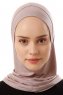 Logo Plain - Steingrau One-Piece Al Amira Hijab