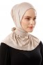 Sportif Plain - Helltaupe Praktisch Viscose Hijab