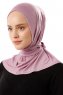 Sportif Plain - Lila Praktisch Viscose Hijab