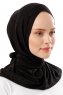 Sportif Cross - Schwarz & Gold Praktisch Viscose Hijab