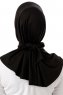 Sportif Cross - Schwarz & Gold Praktisch Viscose Hijab